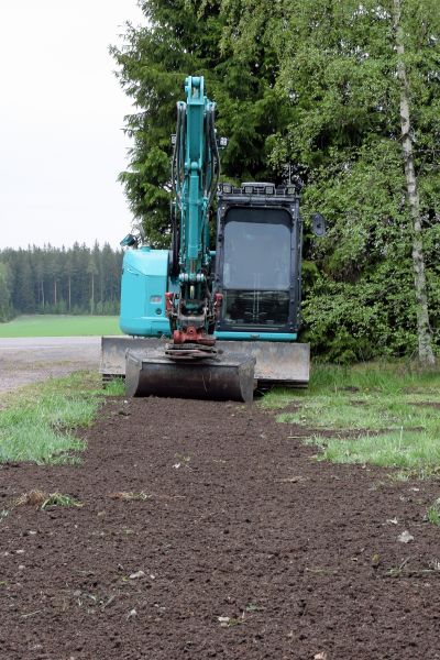 Backhoe Grading in Navarre