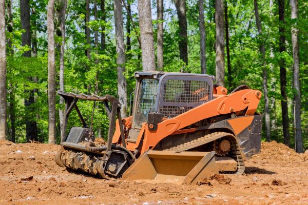 Bulldozer Land Leveling in Navarre