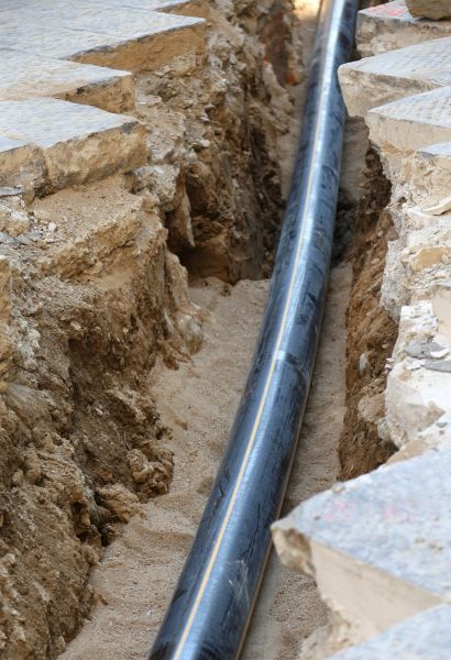 Drainpipe Trenching in Navarre